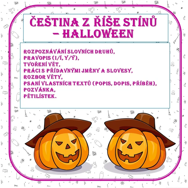 Čeština z říše stínů - HALLOWEEN