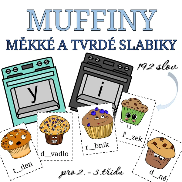 Muffiny: měkké a tvrdé slabiky