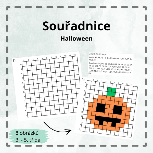 Souřadnice - halloween
