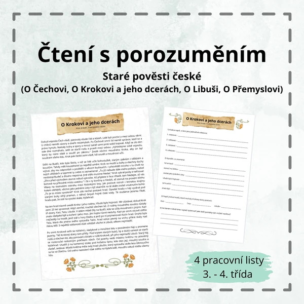 Čtení s porozuměním - Staré pověsti české
