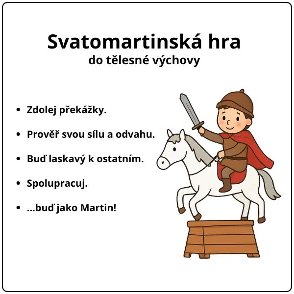 Svatomartinská hra do tělocvičny