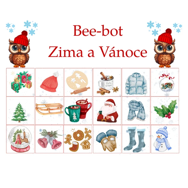 Bee bot - Zima a Vánoce