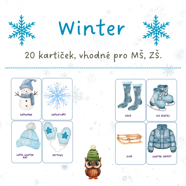 Winter - flashcards