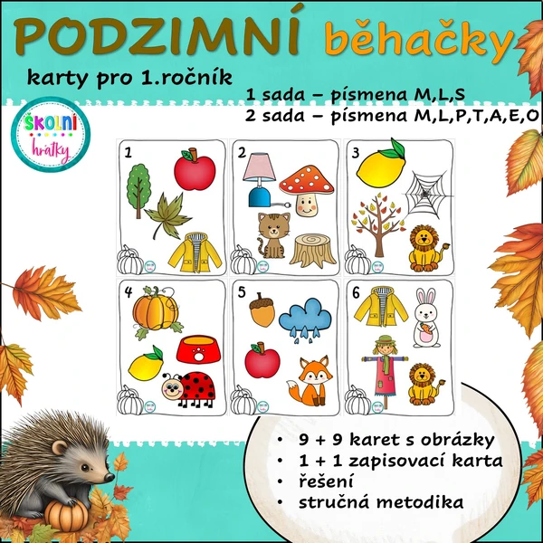 Podzimní běhačka s prvními písmeny