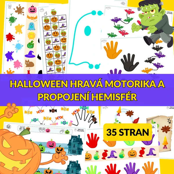 Halloween hravá motorika a propojení hemisfér