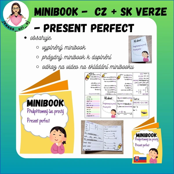 Minibook - present perfect - CZ + SK verze