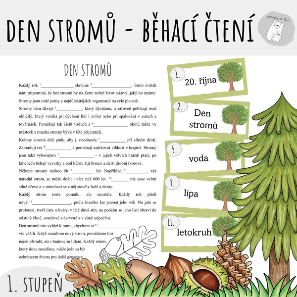 Den stromů - Běhací čtení 