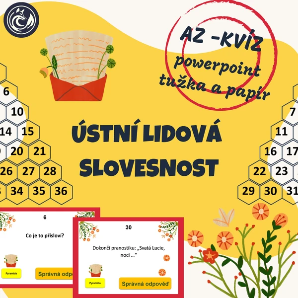 AZ-kvíz Ústní lidová slovesnost