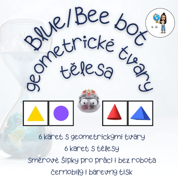 Blue bot/Bee bot geometrické tvary a tělesa