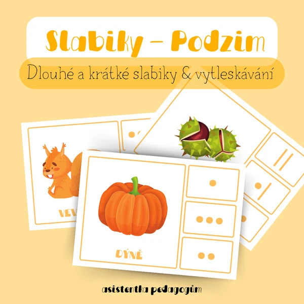 Podzim - Krátké a dlouhé slabiky, vytleskávání