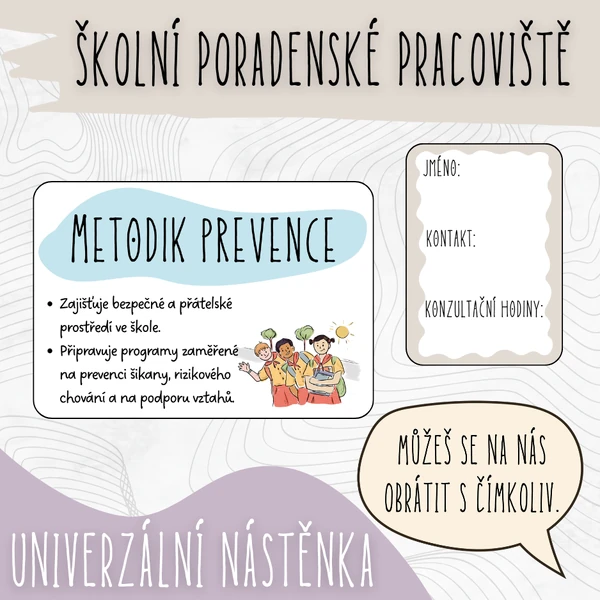 Školní poradenské pracoviště (ŠPP) - nástěnka