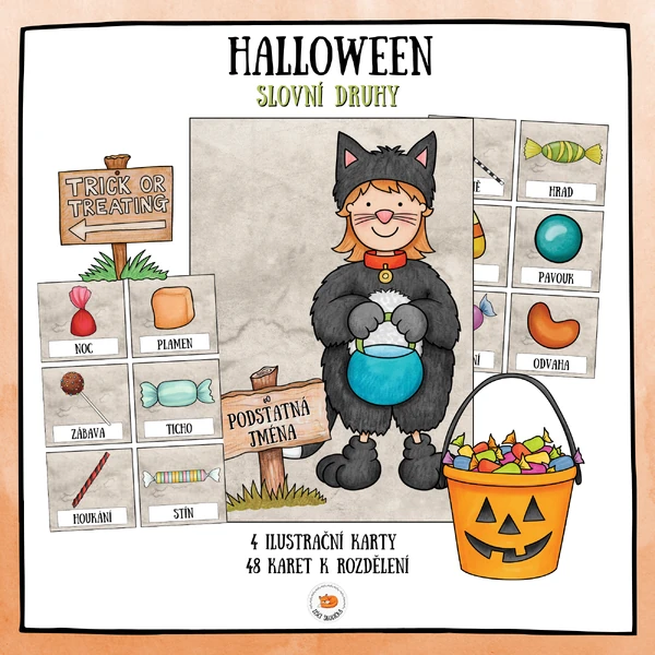 Slovní druhy - Halloween