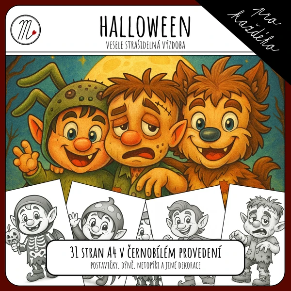 HALLOWEEN - vesele strašidelná výzdoba