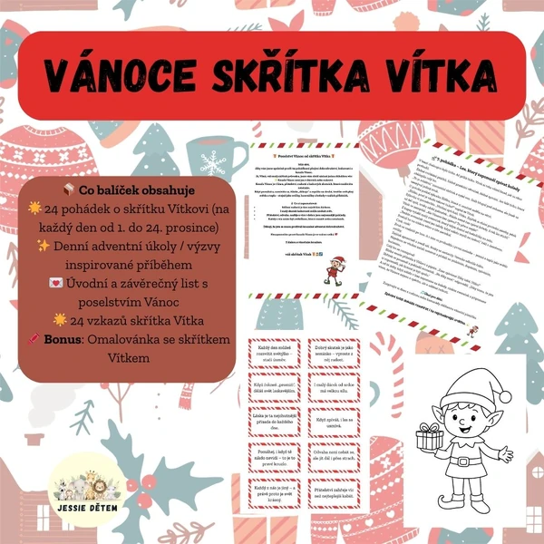 Vánoce skřítka Vítka