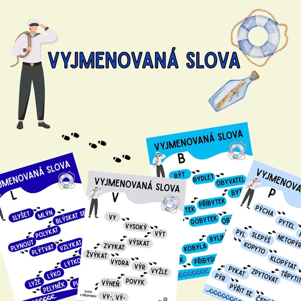 Vyjmenovaná slova - výzdoba třídy