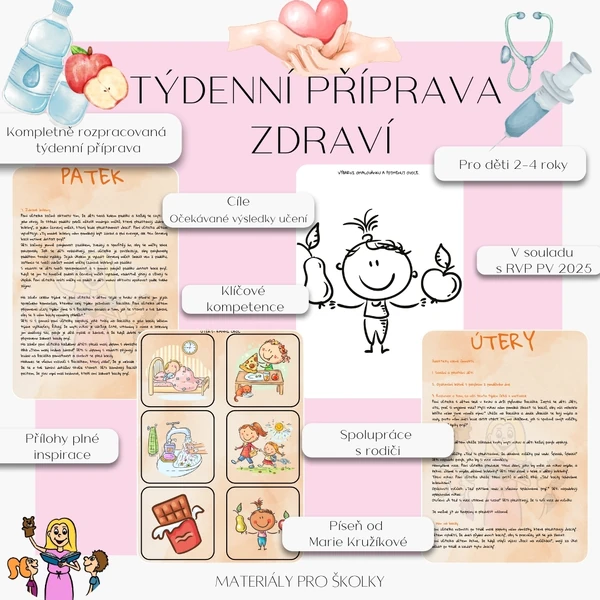 Týdenní příprava - Jak se bránit bacilům? Týden plný zdraví pro nejmenší