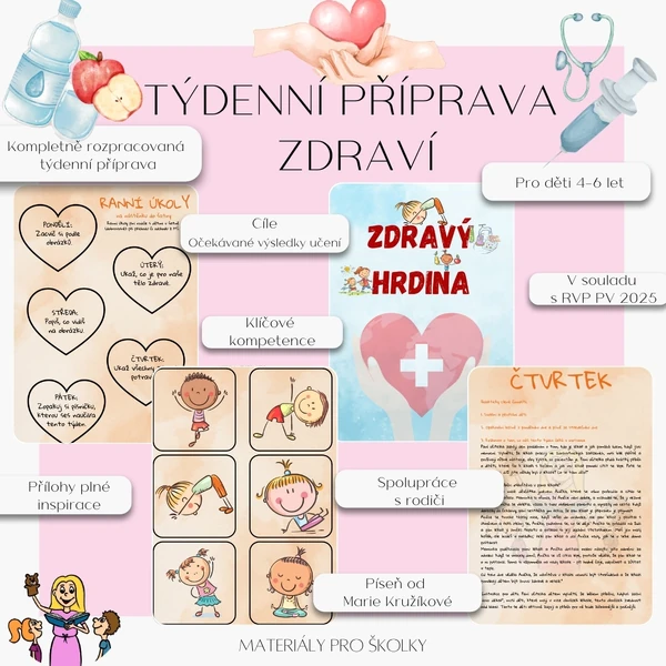 Týdenní příprava - Jak se bránit bacilům? Týden plný zdraví 