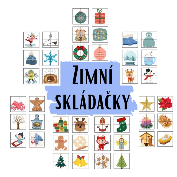 Zimní skládačky
