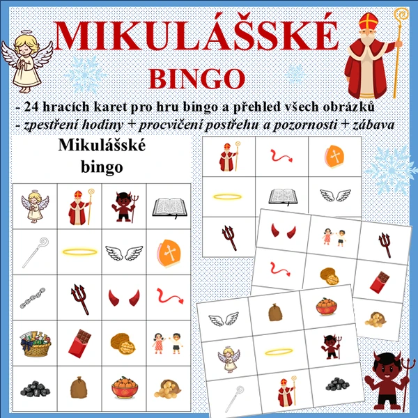 Mikulášské bingo