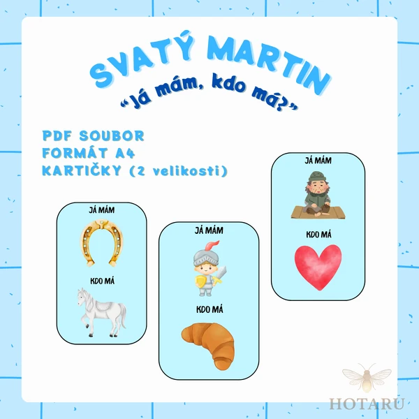 SVATÝ MARTIN - "Já mám, kdo má?"