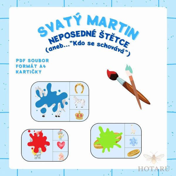 SVATÝ MARTIN - neposedné štětce