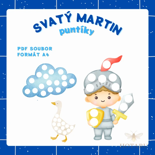 SVATÝ MARTIN - puntíky