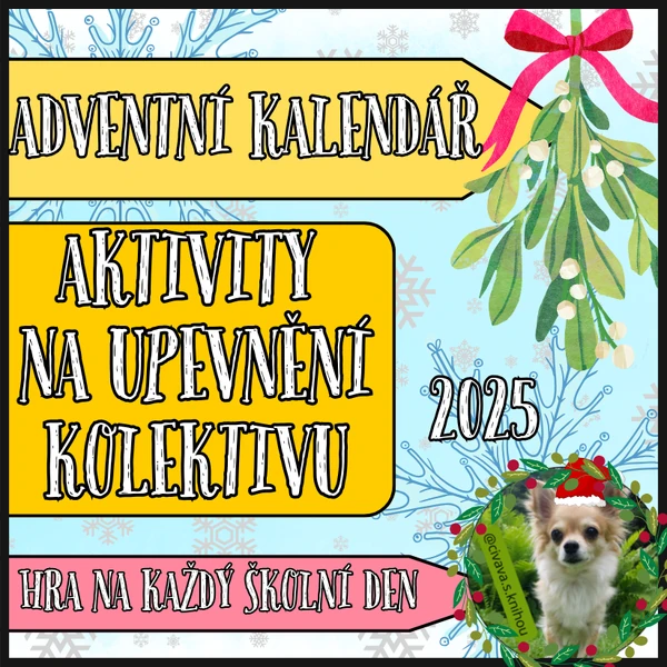 Adventní kalendář - aktivity na upevnění třídního kolektivu 2025