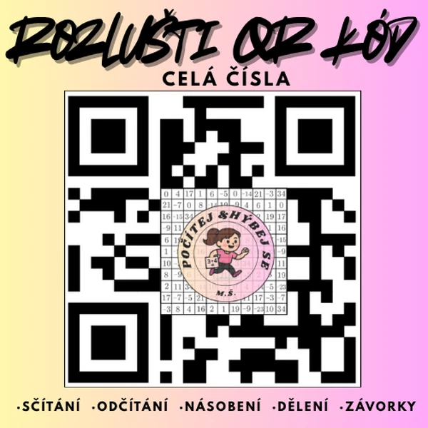 Rozlušti QR kód - Celá čísla