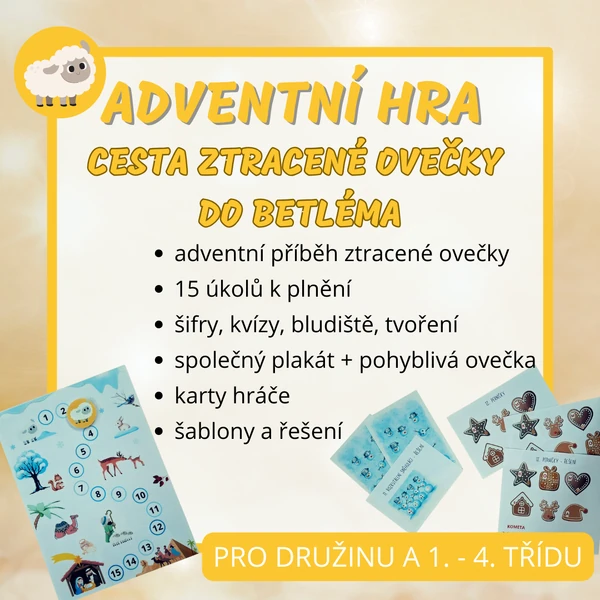 Adventní hra - ztracená ovečka