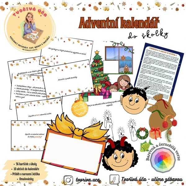Adventní kalendář do školky 
