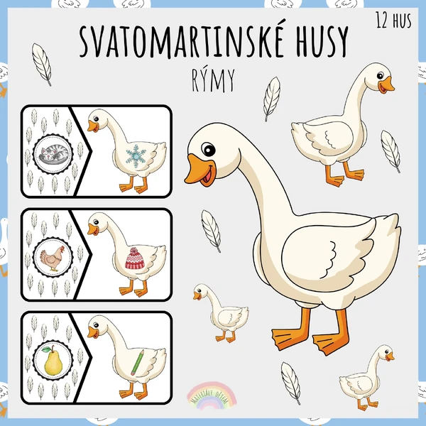 🪿Svatomartinské husy, rýmy🪿