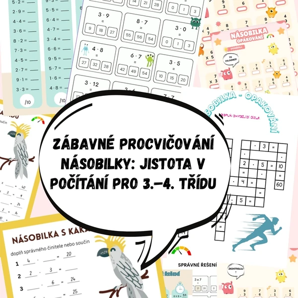 Zábavné procvičování násobilky: Jistota v počítání pro 3.–4. třídu