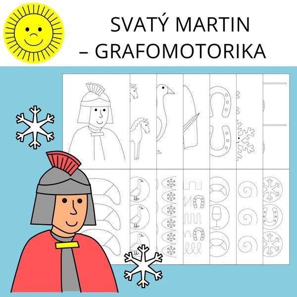 SVATÝ MARTIN - GRAFOMOTORIKA