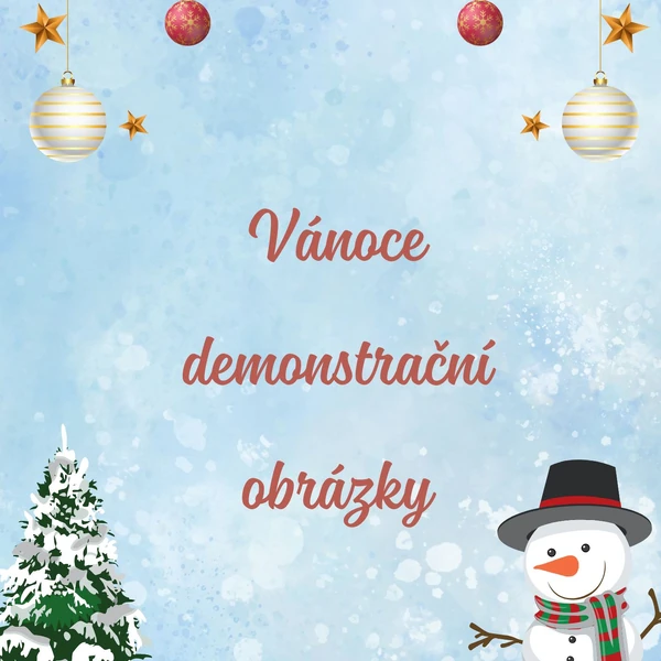 Vánoce - demonstrační obrázky