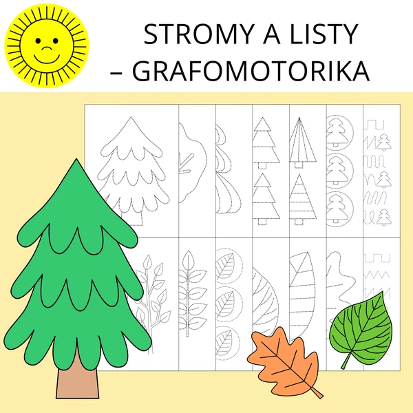 STROMY A LISTY – GRAFOMOTORIKA