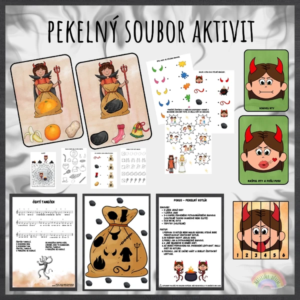 🖤🔥Pekelný soubor aktivit🔥🖤