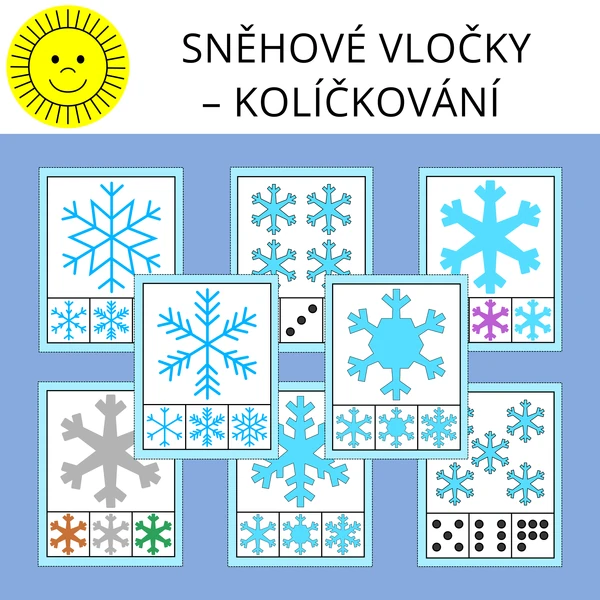 SNĚHOVÉ VLOČKY - KOLÍČKOVÁNÍ