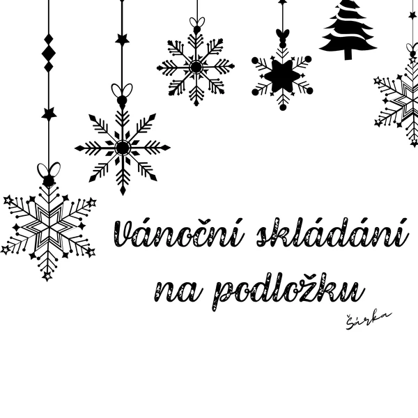 Skládáme na podložku - VÁNOCE