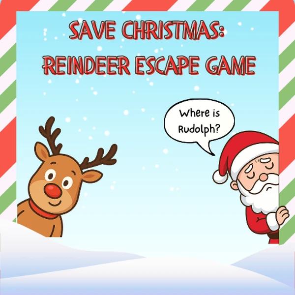 Save Christmas: Reindeer Escape Game + BONUS Christmas Memory Game (ZŠ + SŠ)