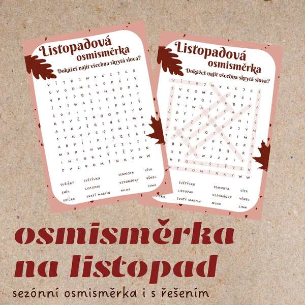 OSMISMĚRKA NA LISTOPAD