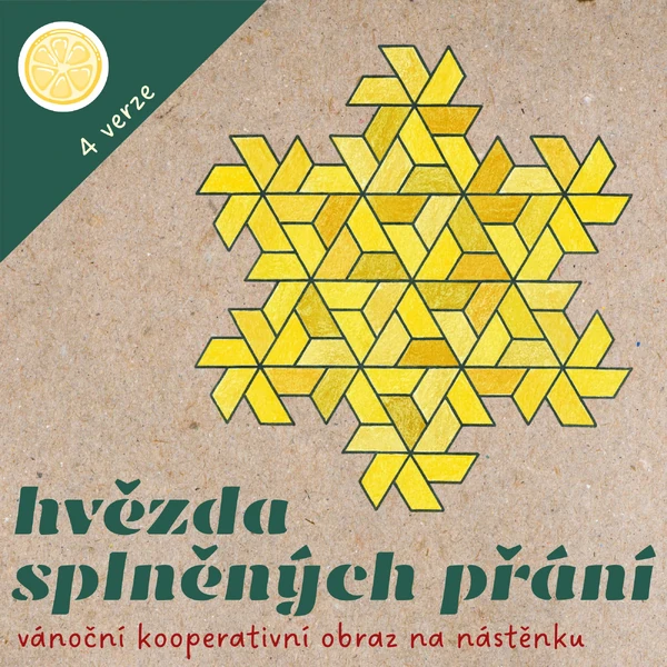 HVĚZDA SPLNĚNÝCH PŘÁNÍ - vánoční kooperativní obraz