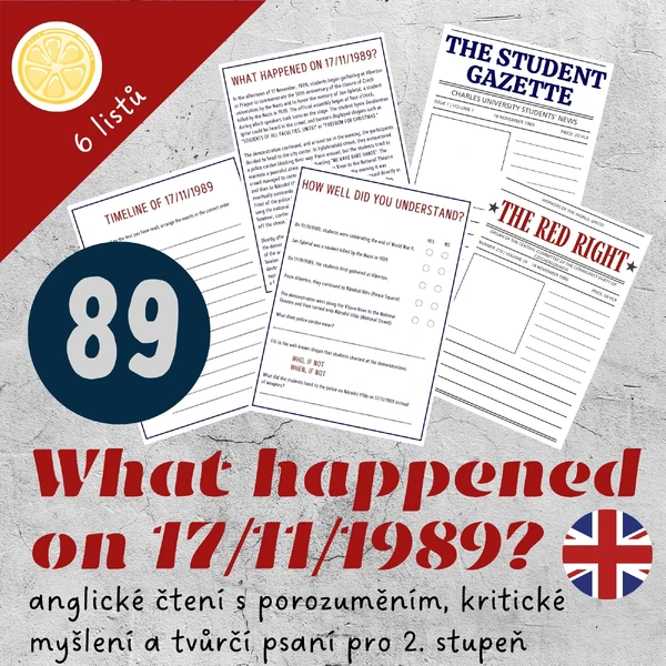 WHAT HAPPENED ON 17/11/1989? Activities on the Velvet Revolution