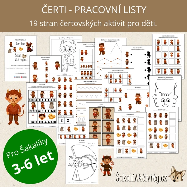  Pracovní listy - ČERT/ČERTI 