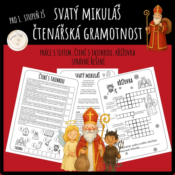Sv. Mikuláš - čtenářská gramotnost