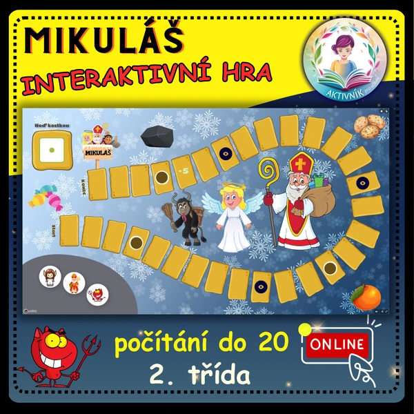 MIKULÁŠ 2.tř.-interaktivní hra (počítání do 20)