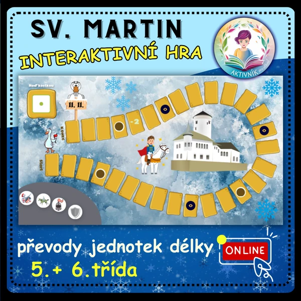 SV. MARTIN-interaktivní hra (převody jednotek délky)