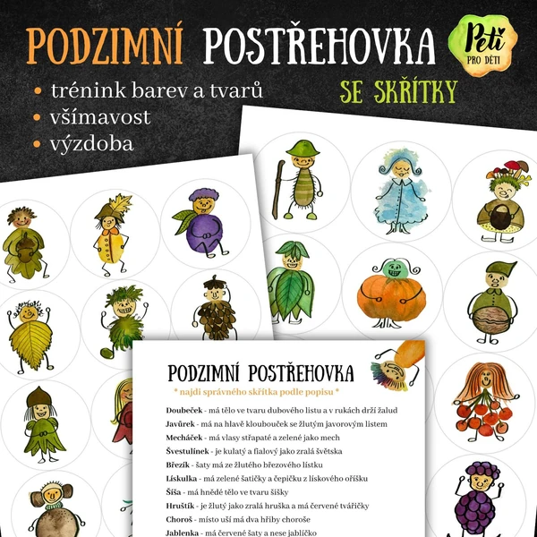 Podzimní postřehovka se skřítky
