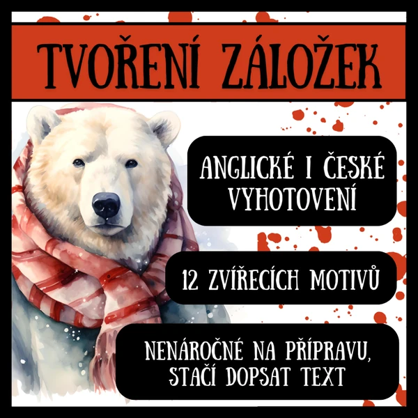 Tvoření záložek - bookmarks - záložky
