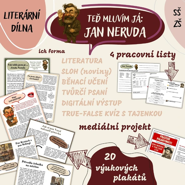 Teď mluvím já: JAN NERUDA - literárně-žurnalistická dílna