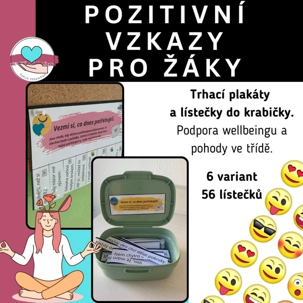 Wellbeing - Pozitivní vzkazy pro žáky